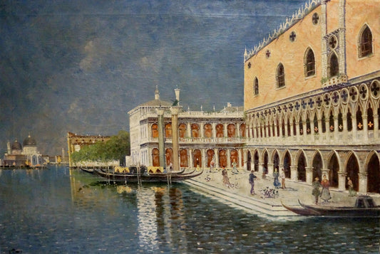 Oil painting Venice