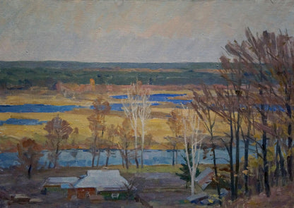 Oil painting Autumn has come Minka Alexander Fedorovich