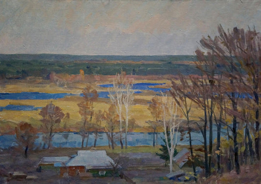 Oil painting Autumn has come Minka Alexander Fedorovich