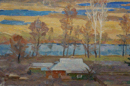 Oil painting Autumn has come Minka Alexander Fedorovich