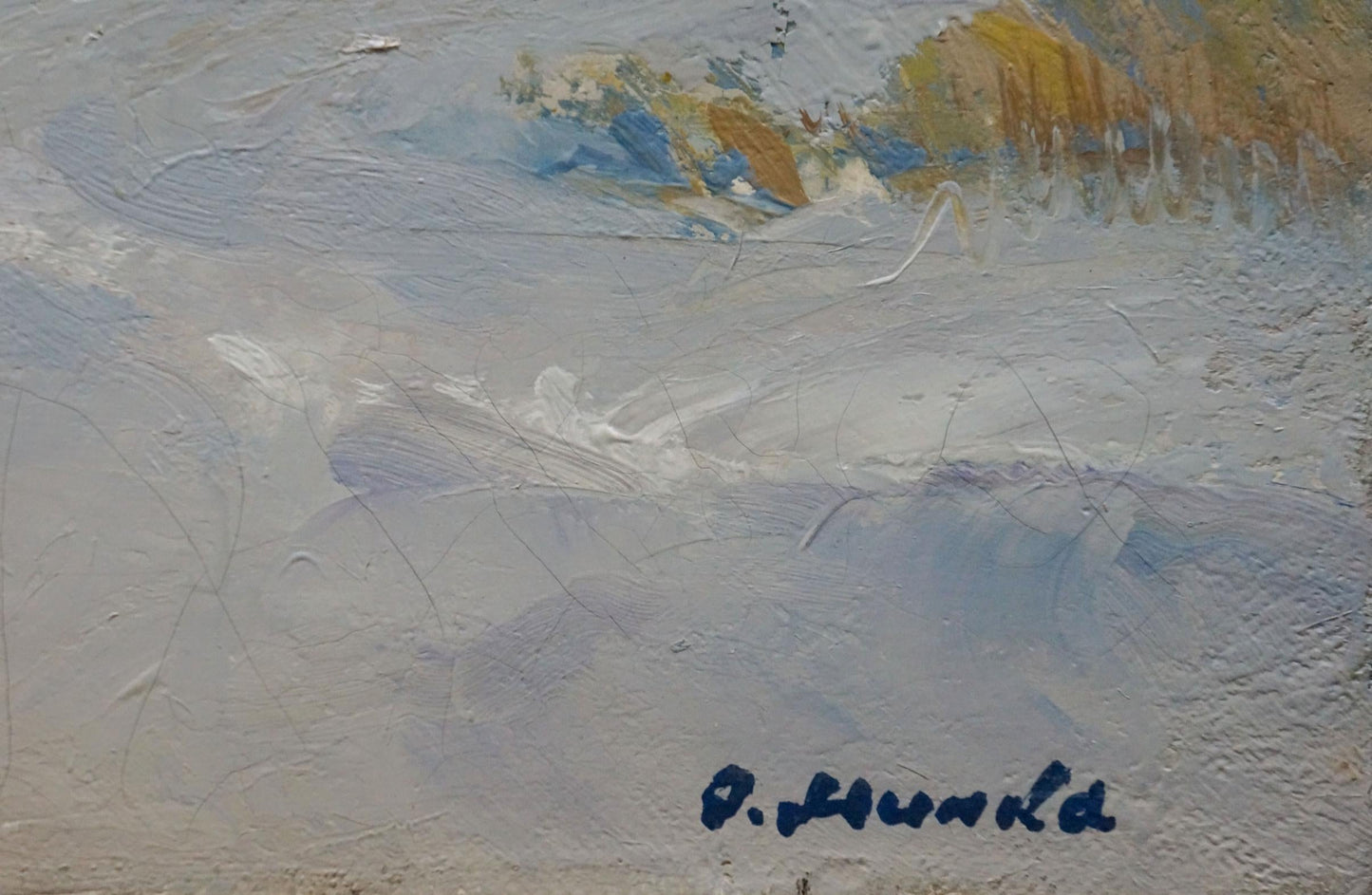 Oil painting Landscape with churches Minka Alexander Fedorovich
