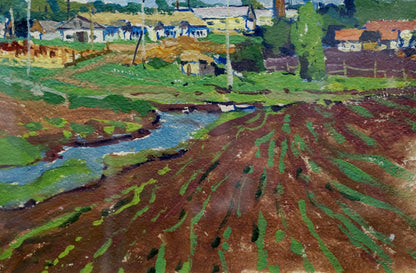Oil painting Landscapes Fomin Anatoly Nikiforovich