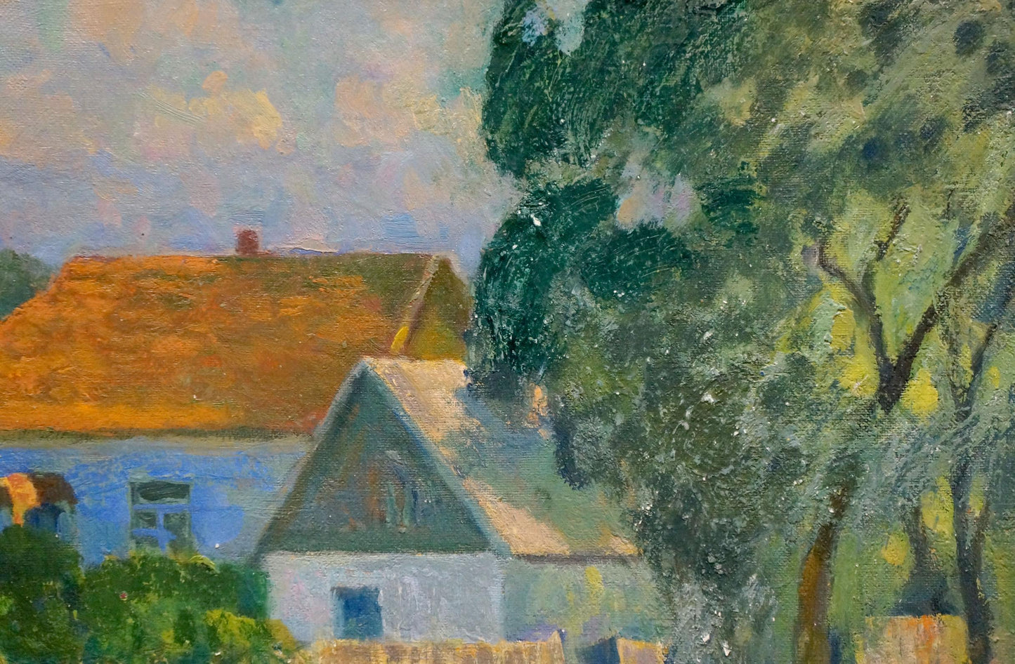 Oil painting Summer landscape Minka Alexander Fedorovich