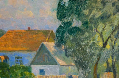 Oil painting Summer landscape Minka Alexander Fedorovich