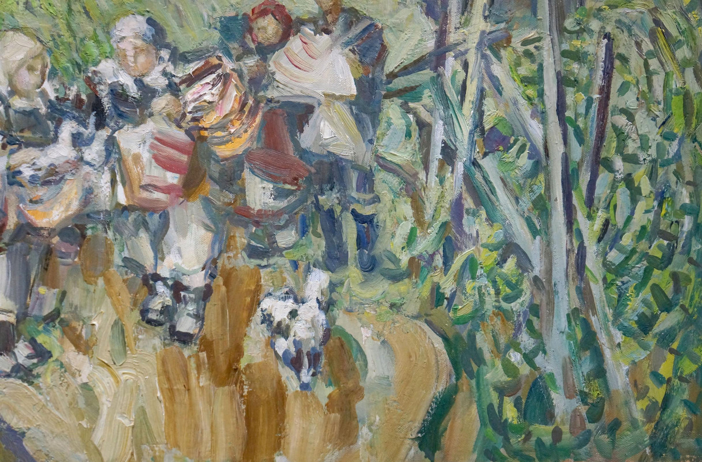 Oil painting Village life Limar Anatoly Pavlovich