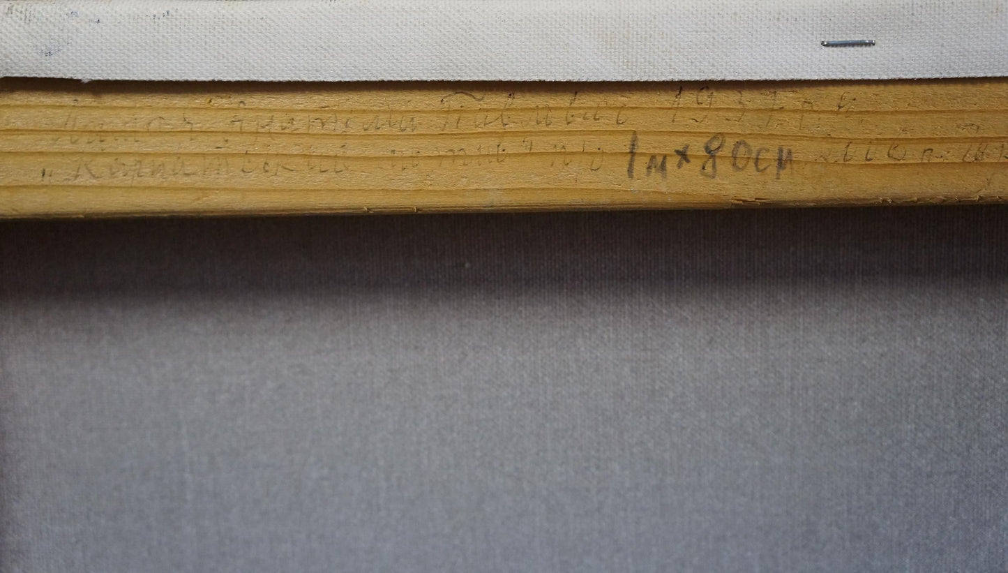 Oil painting Village life Limar Anatoly Pavlovich