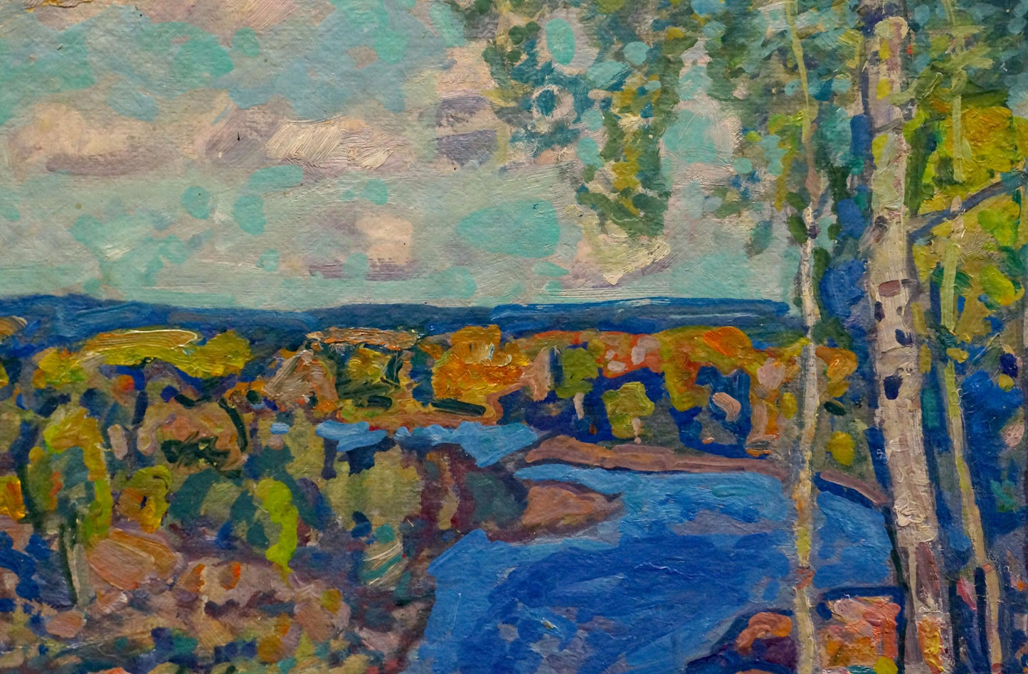 Oil painting Natural landscape Gaiduk Viktor Kirillovich