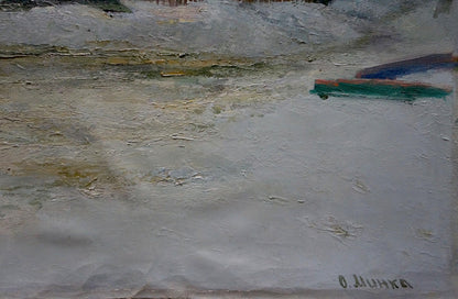 Oil painting Winter's tale Minka Alexander Fedorovich