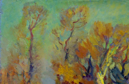 Oil painting Gold autumn Minka Alexander Fedorovich
