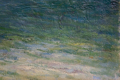 Oil painting Off the coast Paul Christiaan Poll