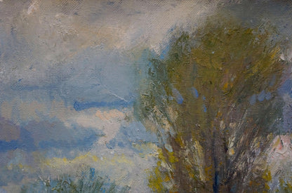 Oil painting Sudden autumn Alexander Minka