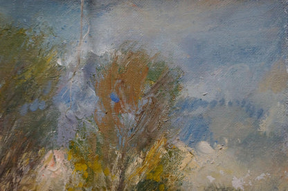 Oil painting Sudden autumn Alexander Minka