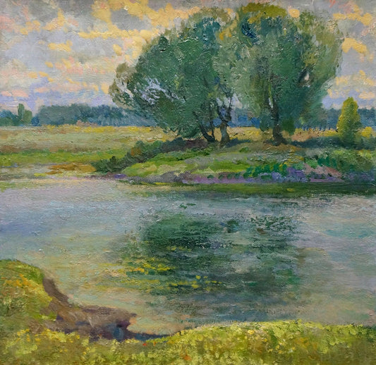 Oil painting After a rainy day Alexander Minka