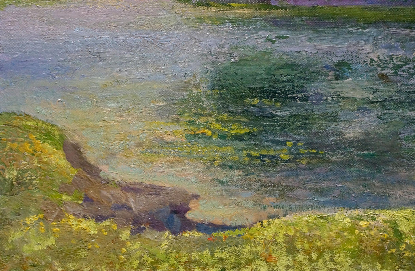 Alexander Minka's oil painting capturing the aftermath of a rainy day