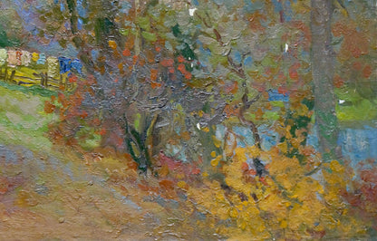 Oil painting In the country Minka Alexander Fedorovich