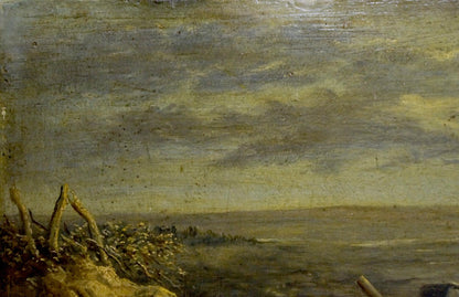 Oil painting Horse on the field