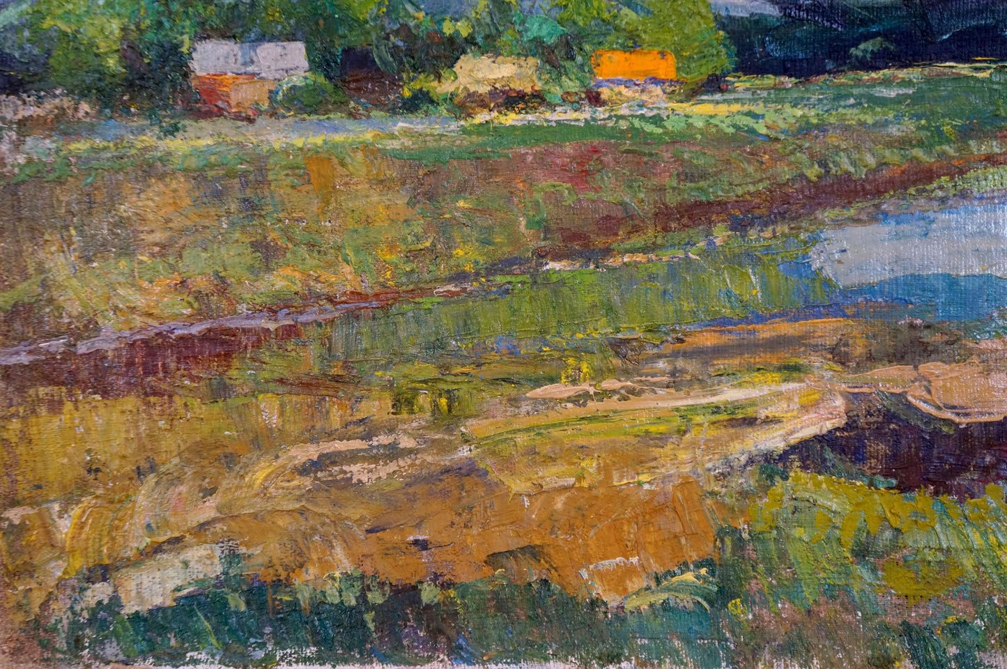 Oil painting Before the rain Sevastyanov Viktor Grigorievich