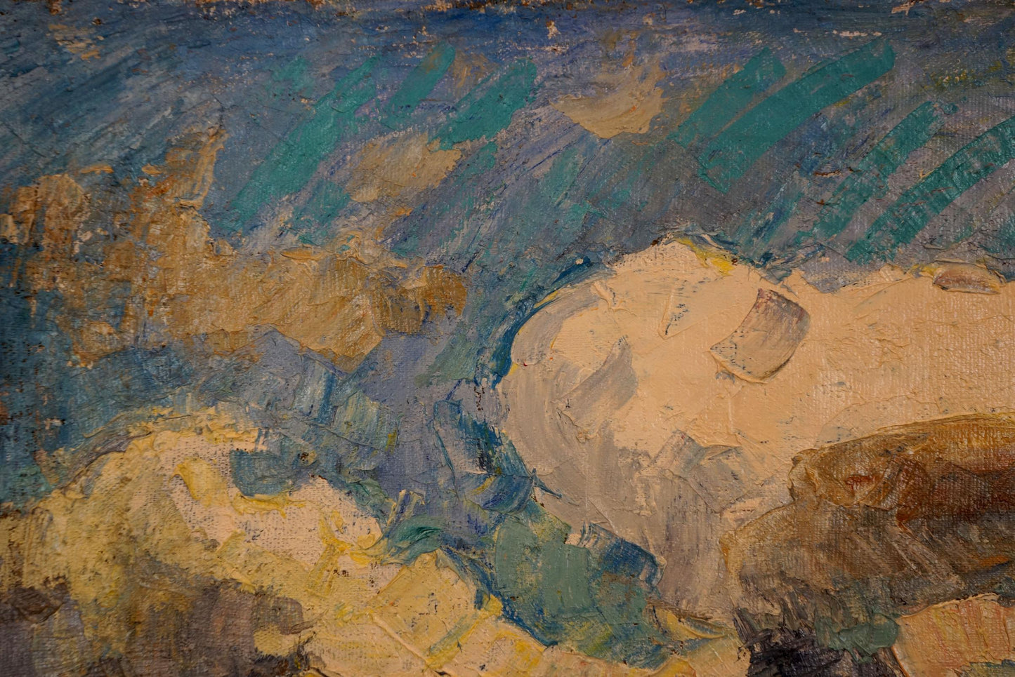 Oil painting Before the rain Sevastyanov Viktor Grigorievich