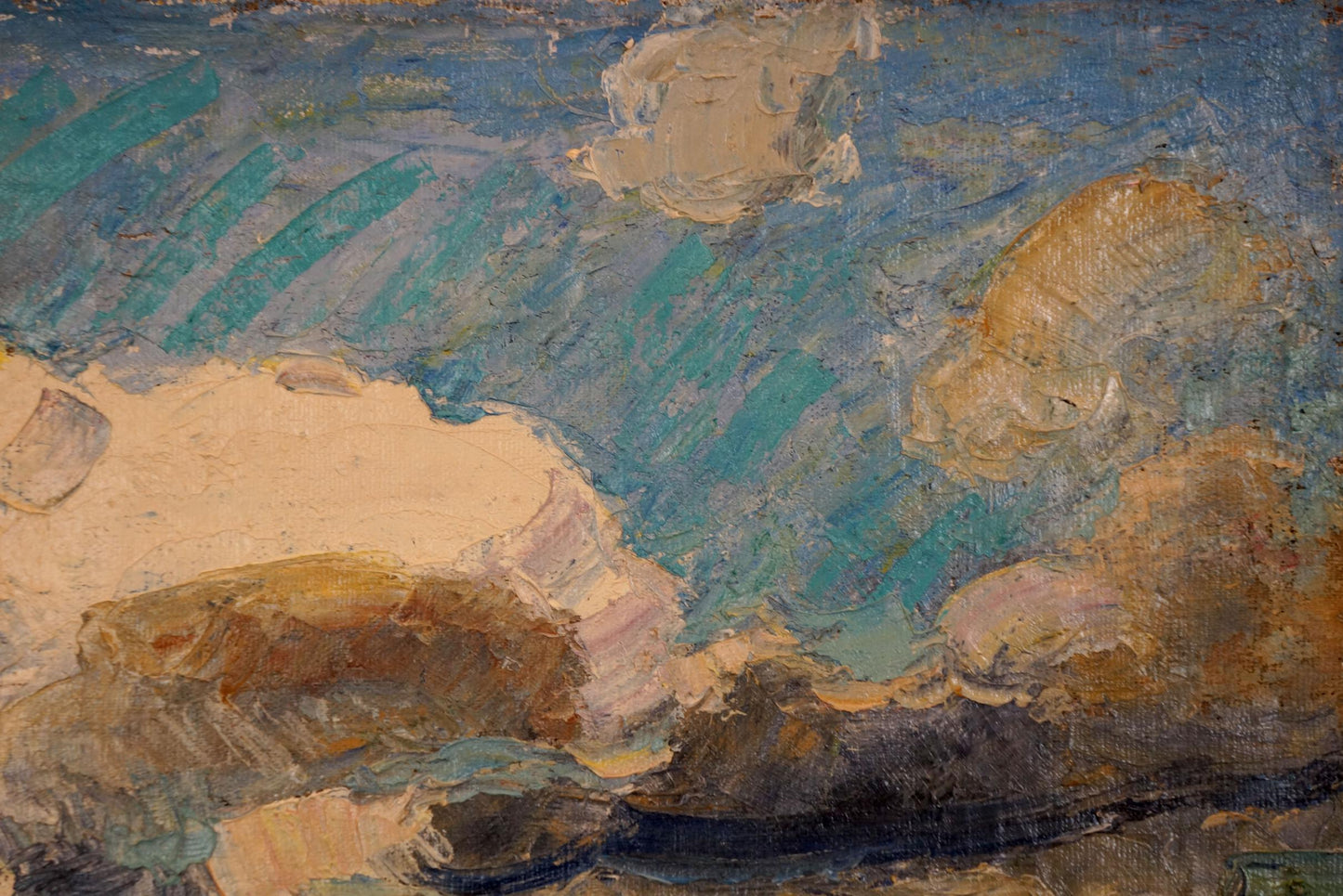 Oil painting Before the rain Sevastyanov Viktor Grigorievich