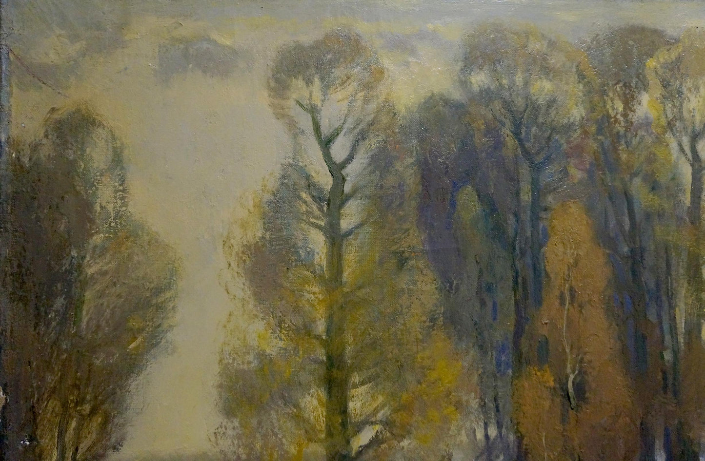 Oil painting Winter came Mynka Alexander Fedorovich
