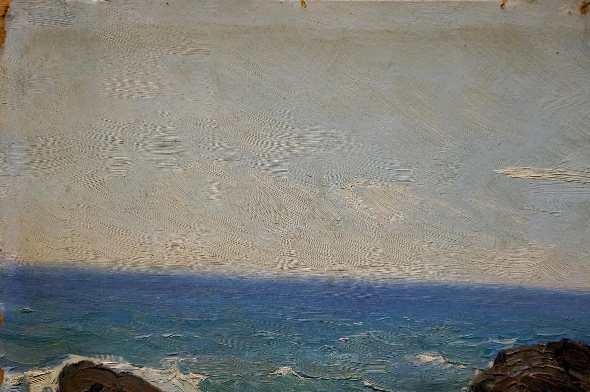 Oceanic Tranquility - an oil painting by Pyotr Kuzmich Stolyarenko