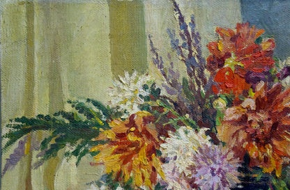 Oil painting Flowers Terentyev Nikolay Pavlovich