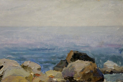 Oil painting Overlooking the sea horizon Petr Sulimenko
