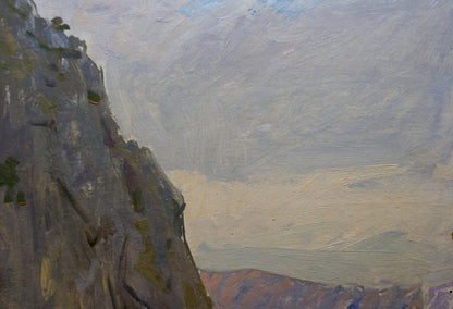 Oil painting Rocky coast Bakaev Sergey Ivanovich