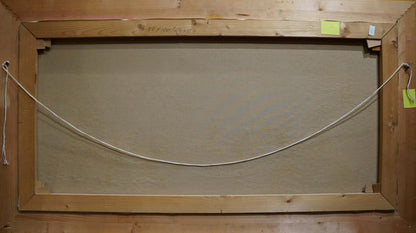 Oil painting Bridge to the village European artist