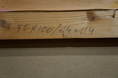 Oil painting Bridge to the village European artist