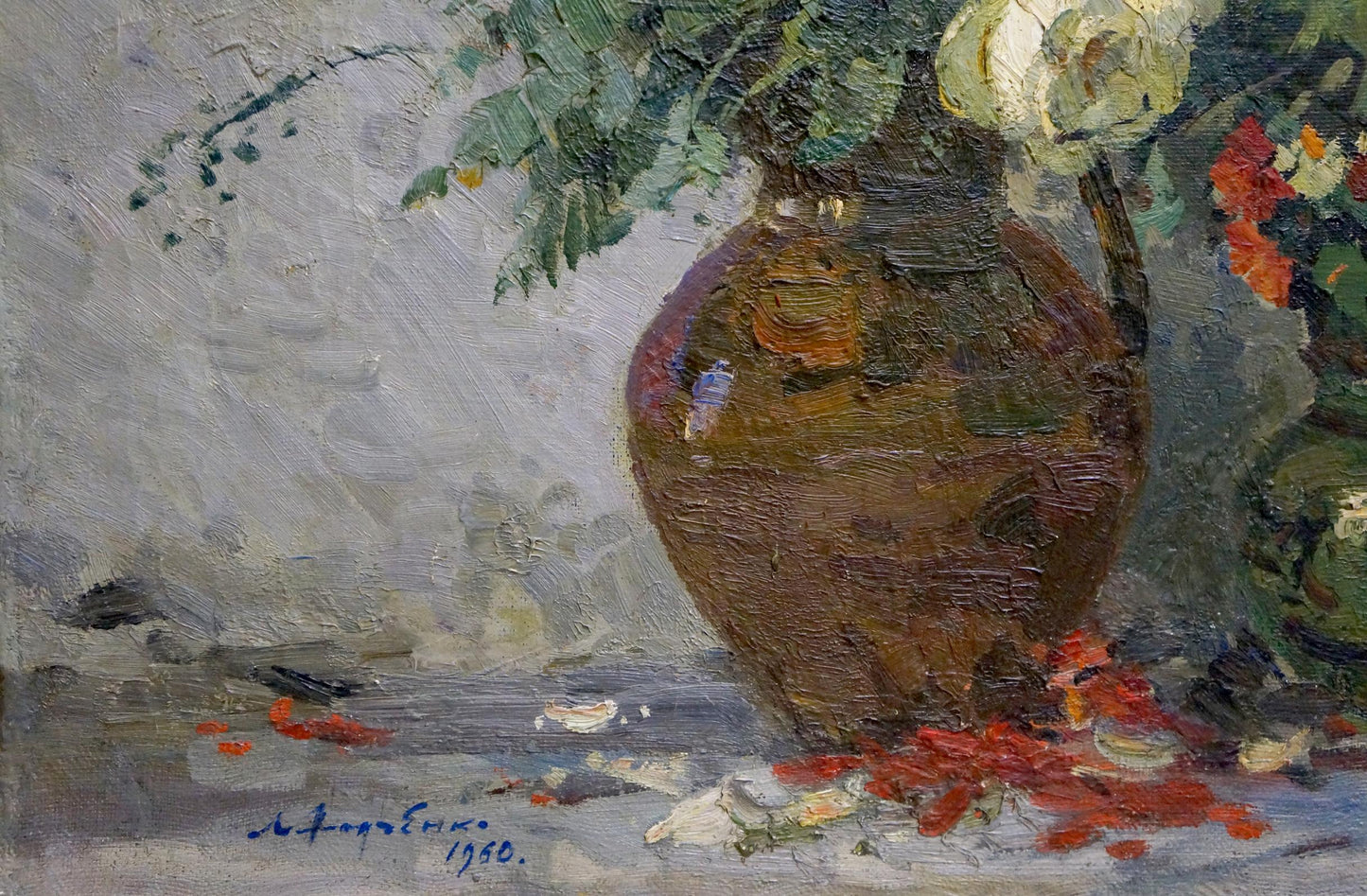 Oil painting Flowers Khodchenko Lev Pavlovich