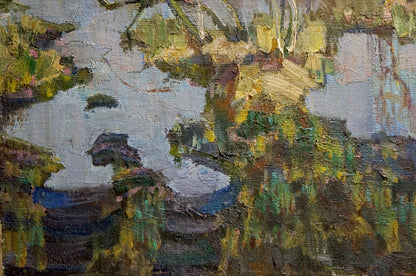 Oil painting Awakening Syrovatka Dmitry Matveevich