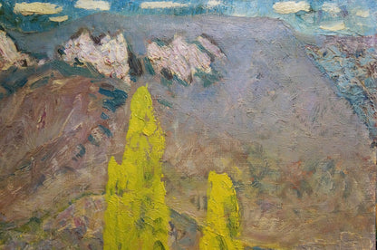 Oil painting Away mountains Tolochko Victor Ivanovich