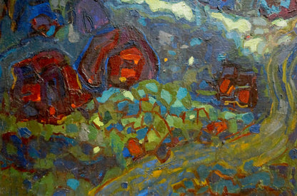 Abstract oil painting Kingdom Gornyy