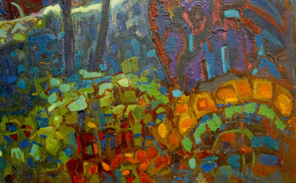 Abstract oil painting Kingdom Gornyy