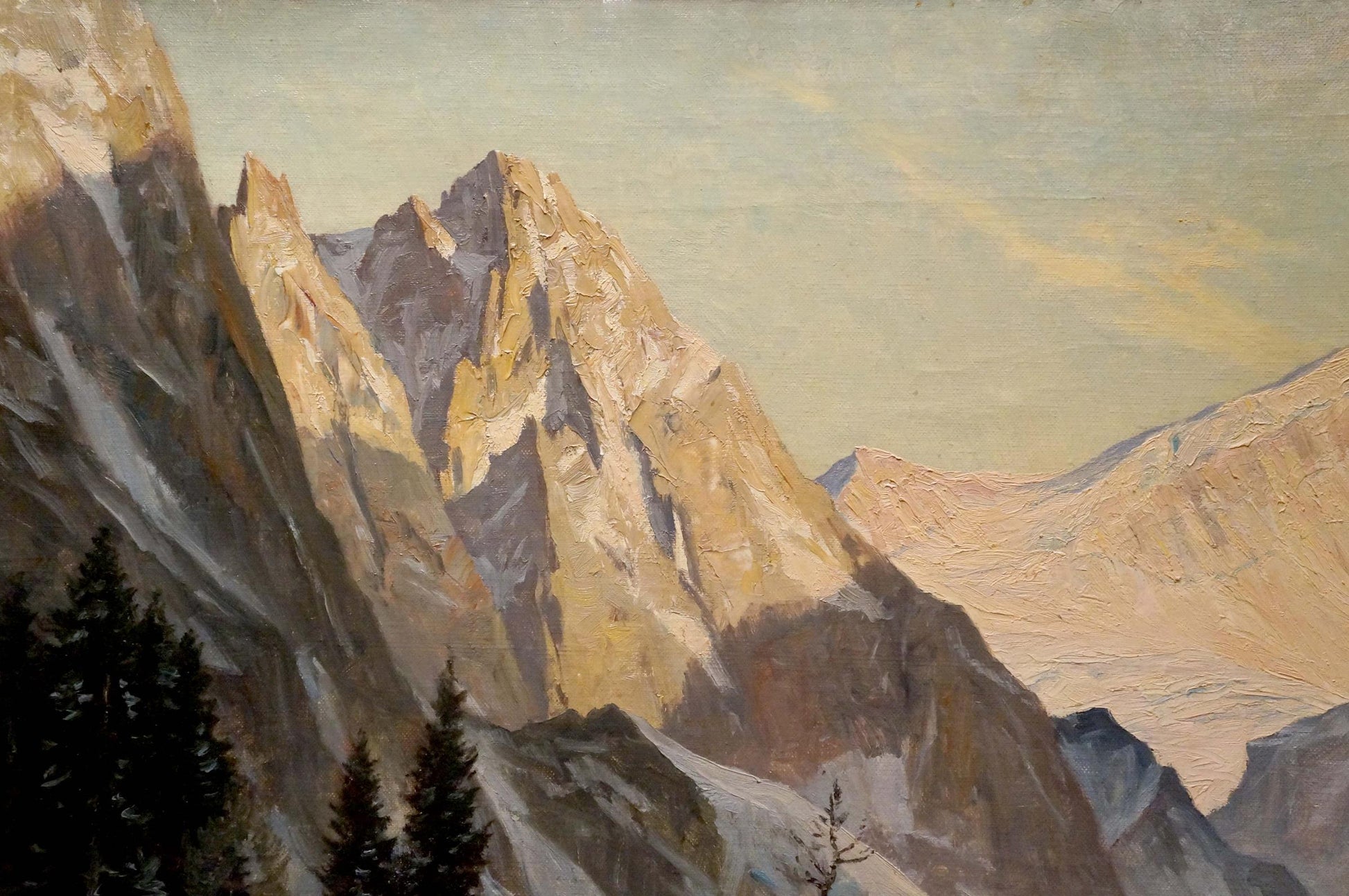 Snowy Serenity - an oil painting by Erwin Kettemann
