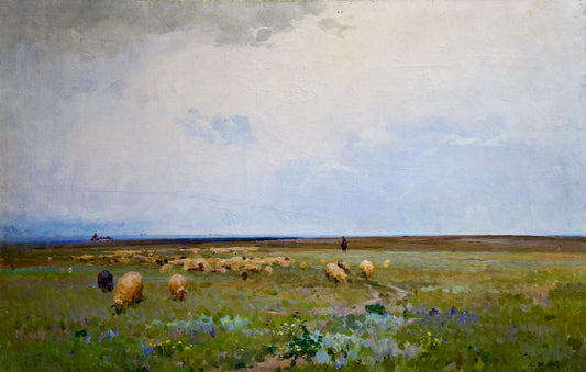 Oil painting To the rain Zhurbiy Alexander Petrovich