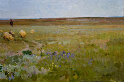 Oil painting To the rain Zhurbiy Alexander Petrovich