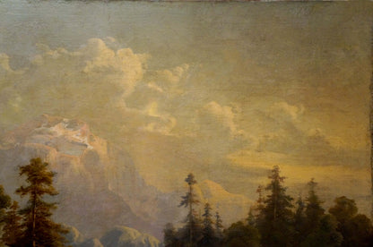 Oil painting Away from everyone
