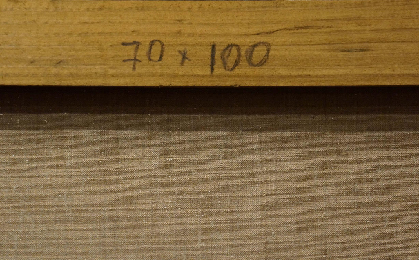 Oil painting Landscape of the village Pawlitschek