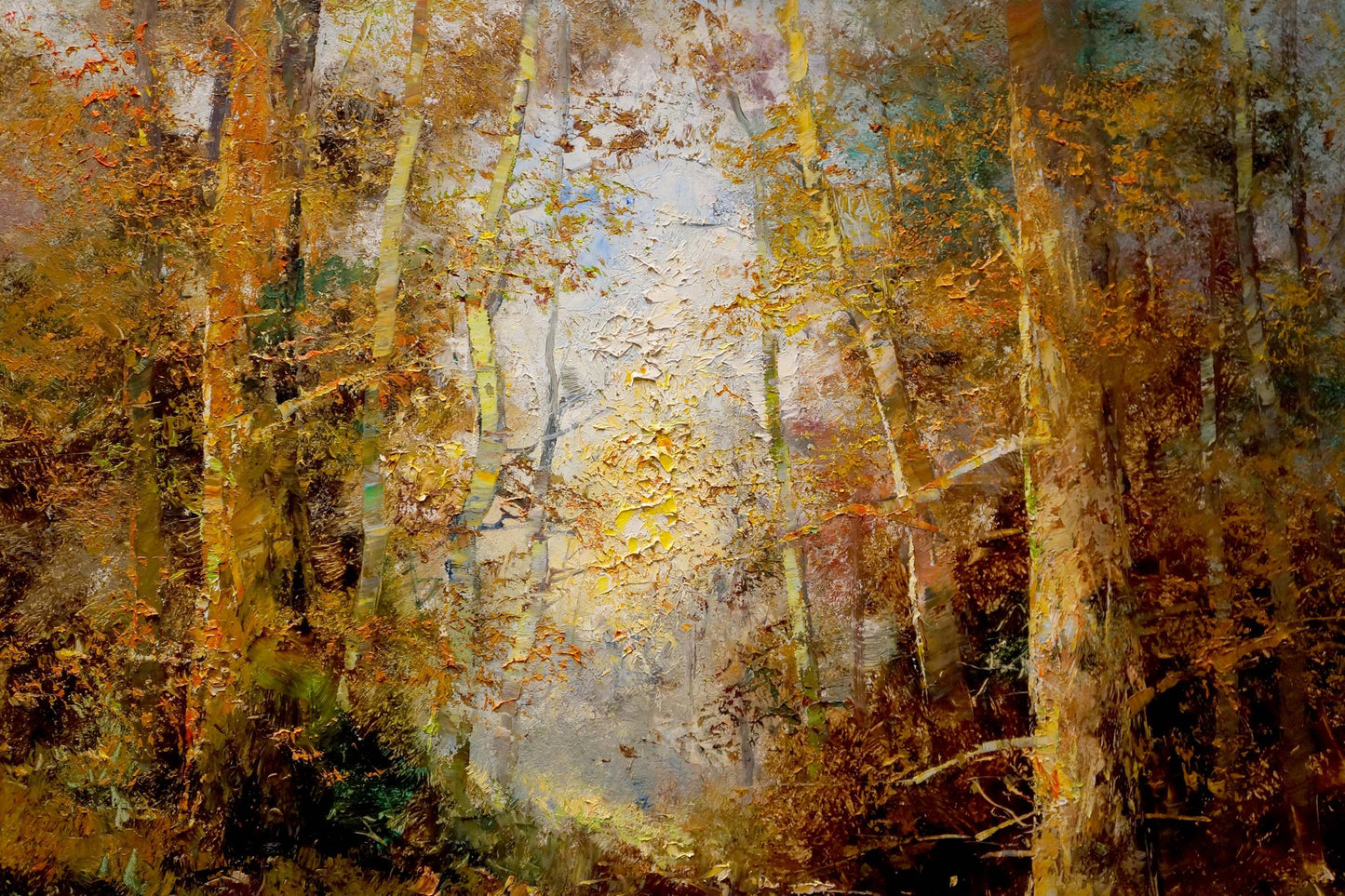 Oil painting Fairy forest