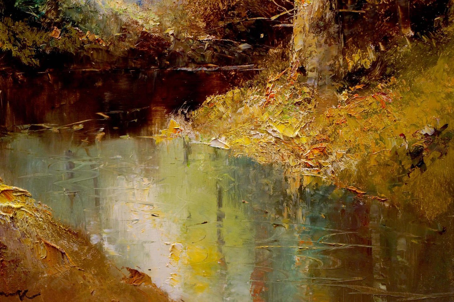 Oil painting Fairy forest