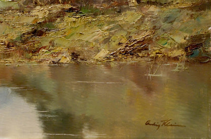 Oil painting Lake