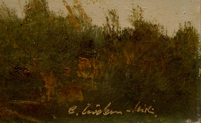 Oil painting Pasture