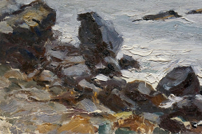 Oil painting Seascape Panteleev Ivan Andreevich