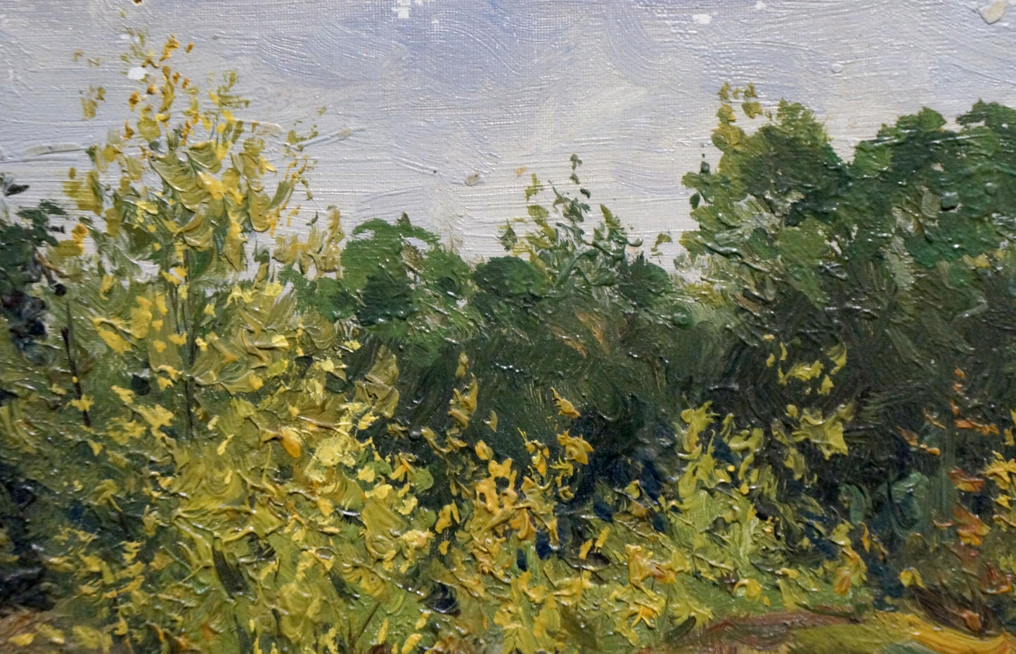Oil painting On a wooded hill Petr Chernyshevsky