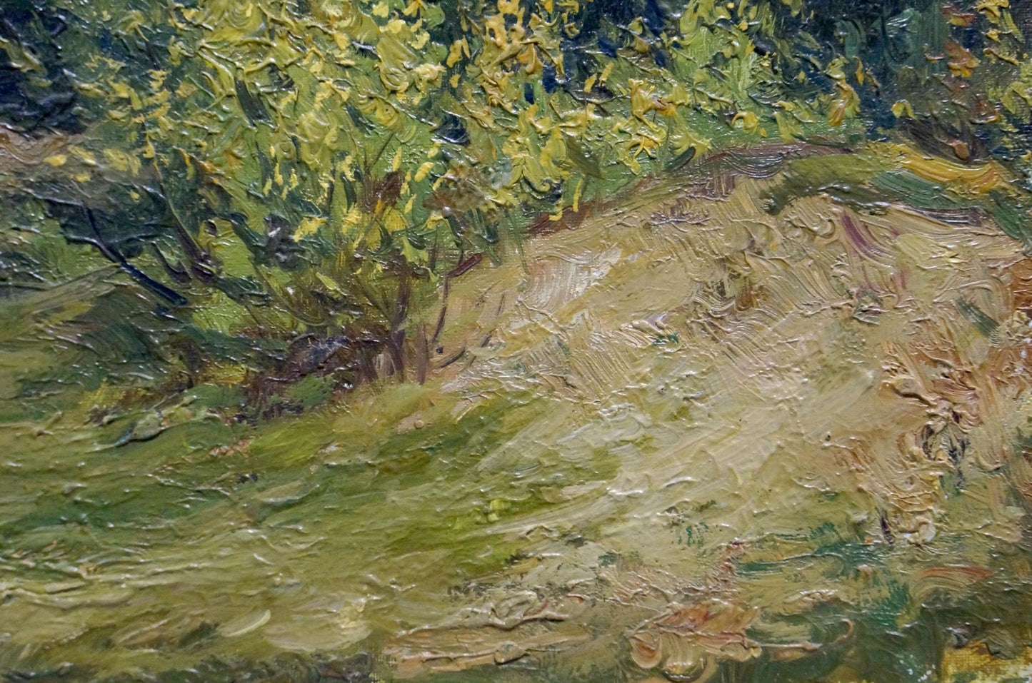 Oil painting On a wooded hill Petr Chernyshevsky