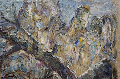 Oil painting Sea in winter Sorokina Natalia Tikhonovna