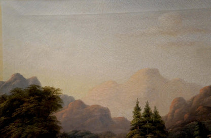 Oil painting Casting Lines on the River Unknown artist