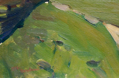 Oil painting Rural landscape Vyazovsky Lev Vsevolodovich